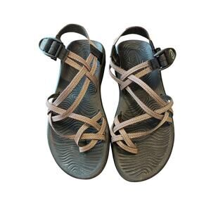 Chaco ZVOLV X2 Sandals Women's 10 Moonless Weave Hiking Sport Waterproof Strappy